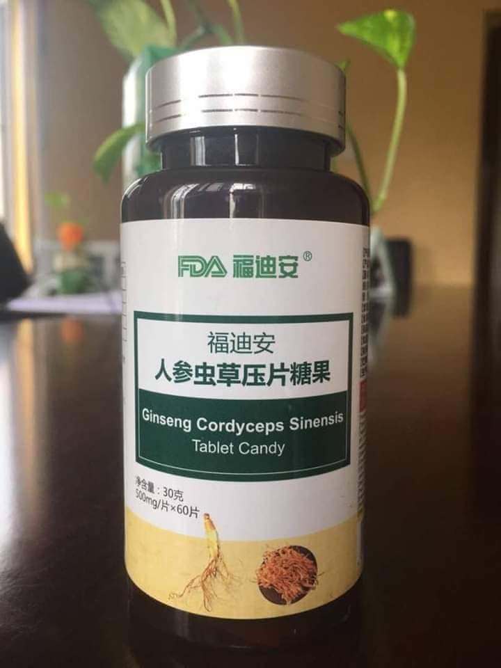 codycep Candy FDA Ginseng Cordyceps Sinensis Tablet Candy